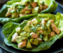Zesty Avocado Chicken Salad Lettuce Wraps Recipe