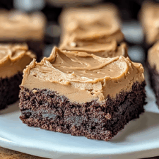 Frosted Coffee Brownies