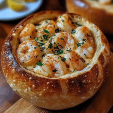 Stuffed Seafood Bread Bowl