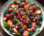 Refreshing Berry Spinach Salad with Pecans Delight