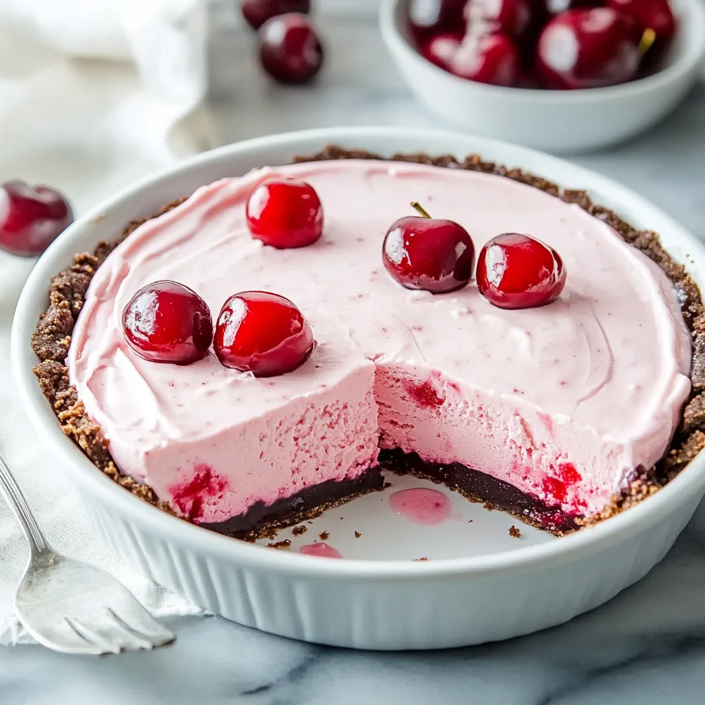 Best Cherry Ice Cream Pie