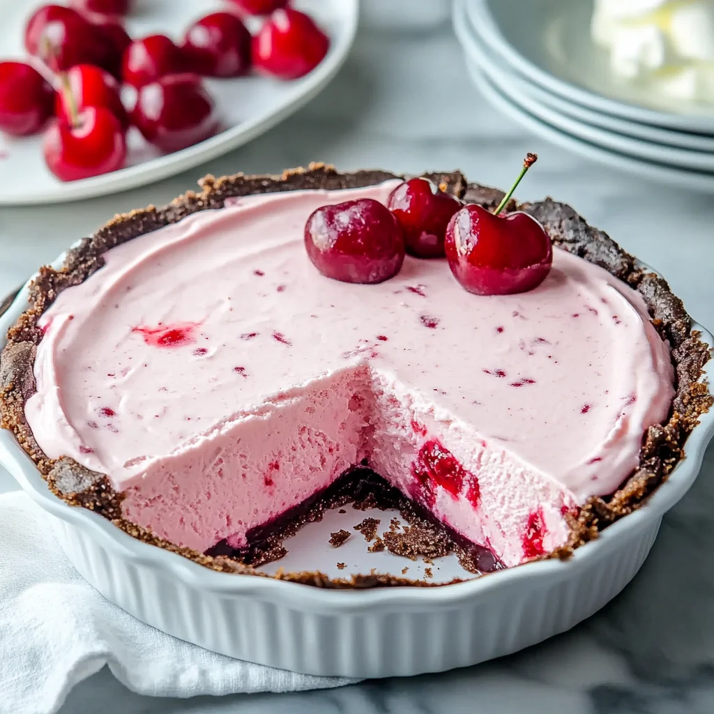 Best Cherry Ice Cream Pie