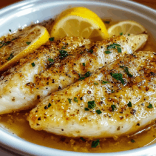 Garlic Butter Oven Baked Tilapia