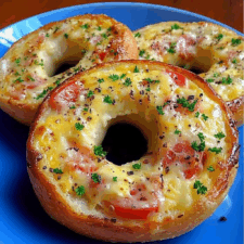 Quiche Stuffed Bagels