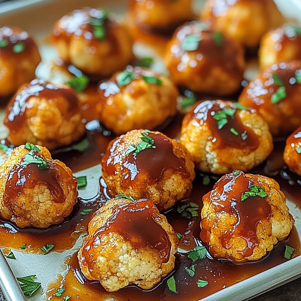 Spicy Honey BBQ Cauliflower Bites – The Ultimate Meatless Appetizer!