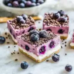 Blueberry Ice Cream Bars
