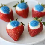 Red White and Blue Strawberries Recipe