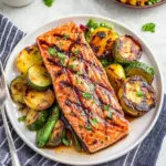 5 Ingredient Marinated Grilled Salmon