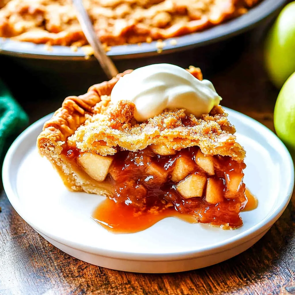 Apple Vanilla Extract (Alcohol-Free) Pie