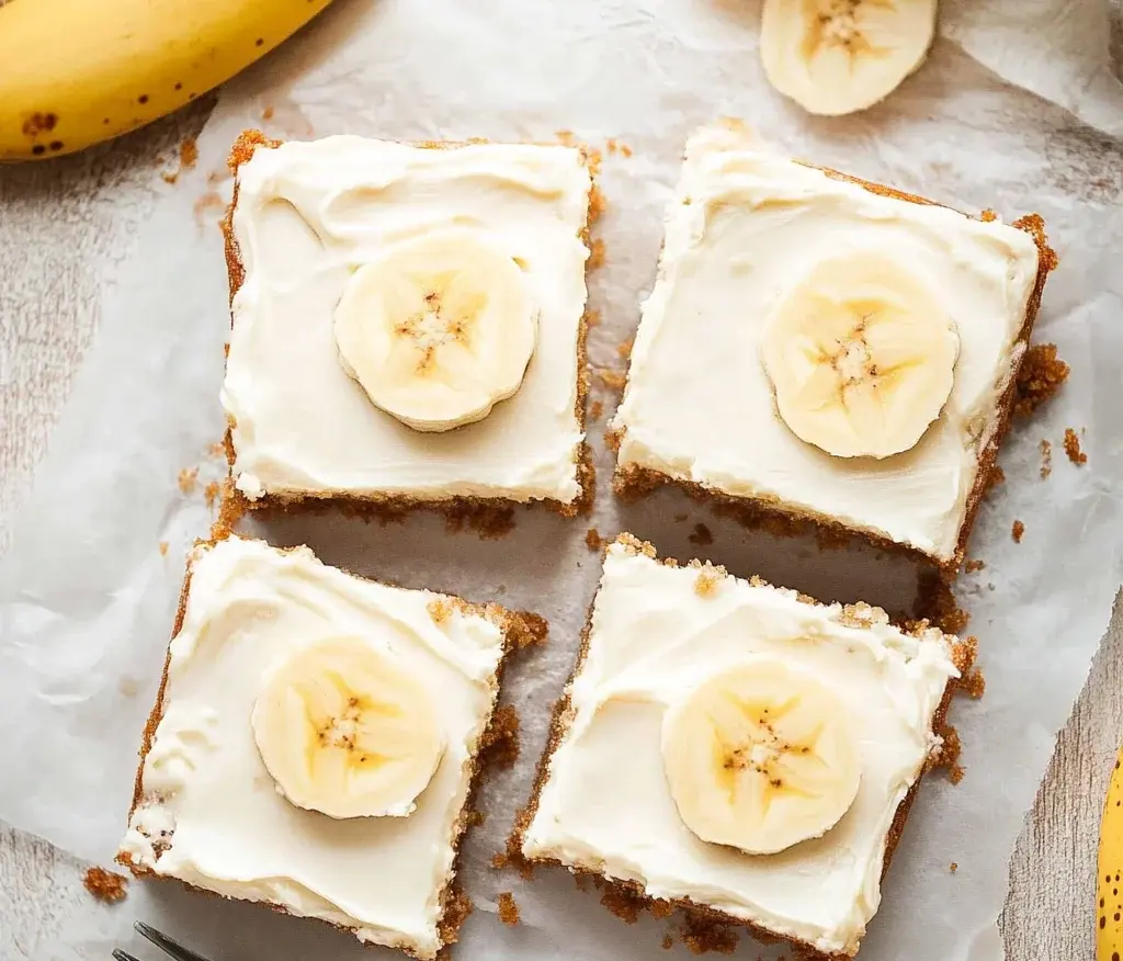 Banana Bars with Cream Cheese Frosting