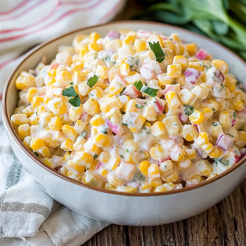 Creamy Corn Salad Recipe