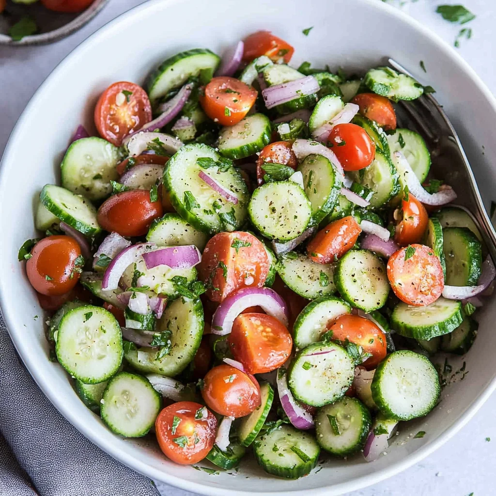 Cucumber Tomato Salad