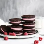 Dark Chocolate Raspberry Cookie Sandwiches