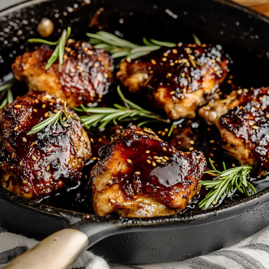 Fig Glazed Skillet Chicken