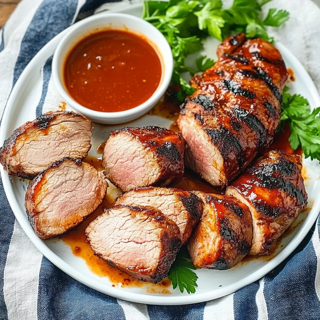 Grilled BBQ beef Tenderloin Recipe