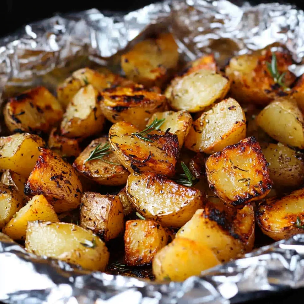 Grilled Potatoes Recipe with Rosemary & Smoked Paprika