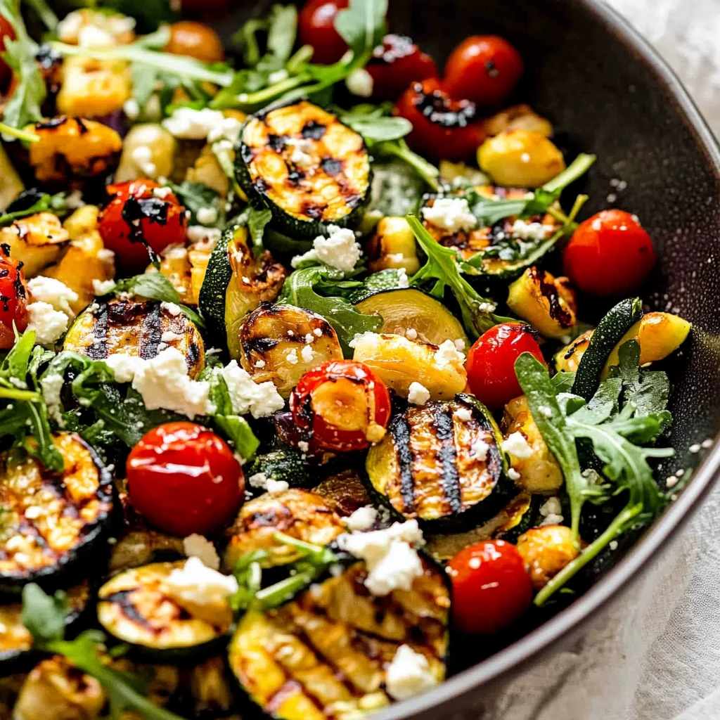 Grilled Zucchini Salad