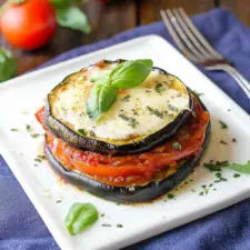 Grilled Zucchini & Eggplant Parmesan