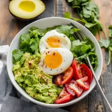 Guacamole Egg Breakfast Bowl