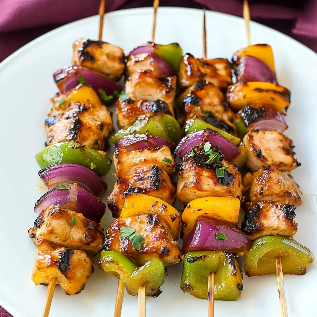 Hawaiian Chicken Kabobs