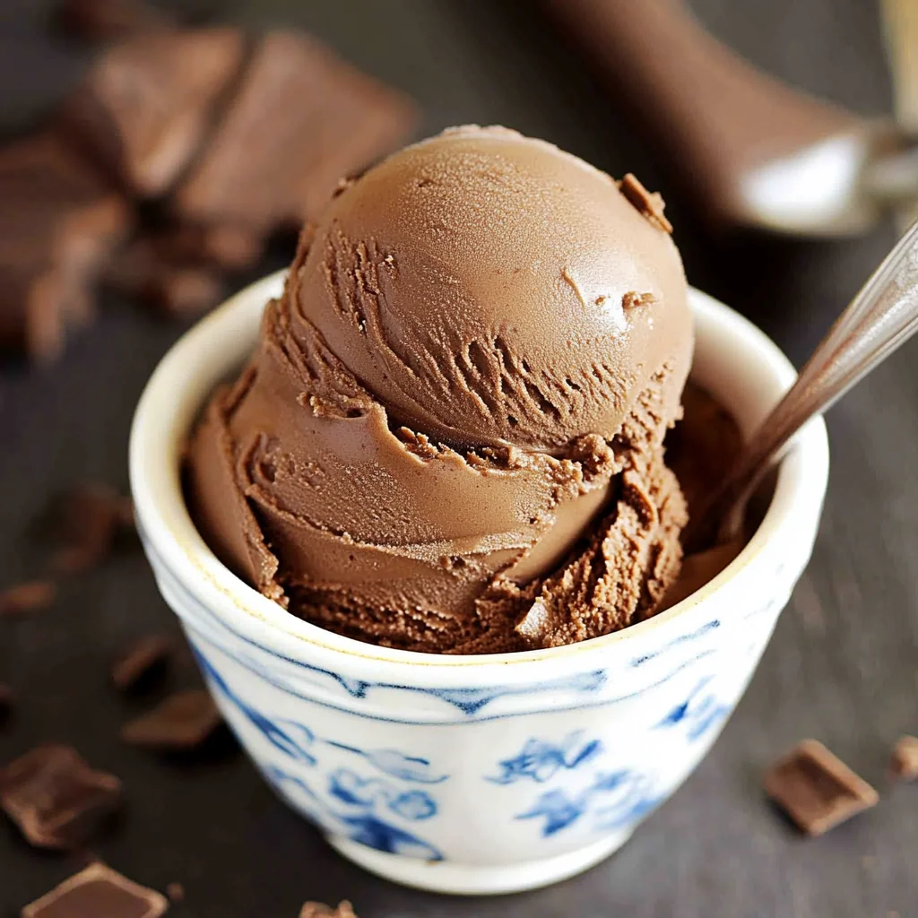 Homemade Chocolate Ice Cream Recipe