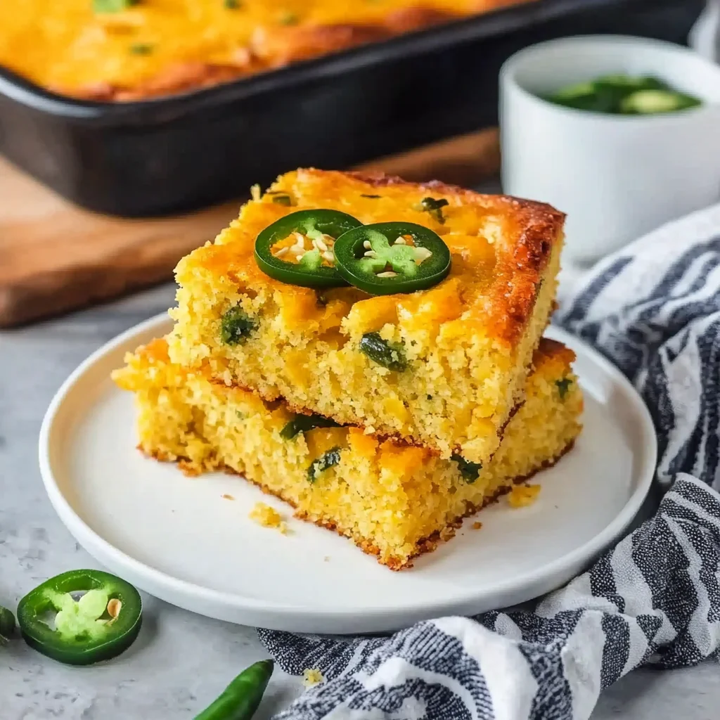 Jalapeño Cheddar Cornbread Recipe