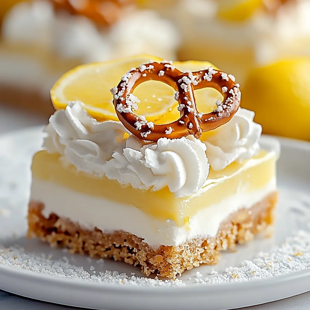 Lemon Pretzel Dessert: A Sweet and Salty Delight