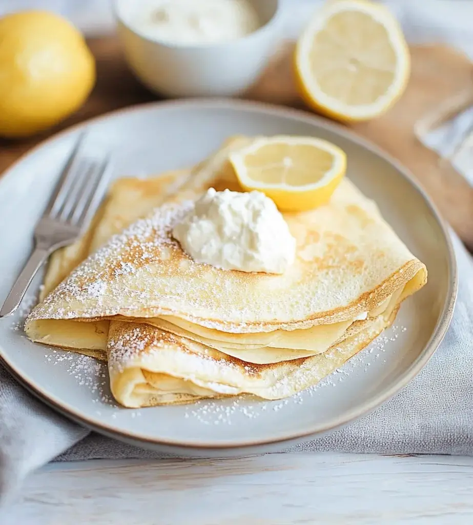 Lemon Ricotta Crepes