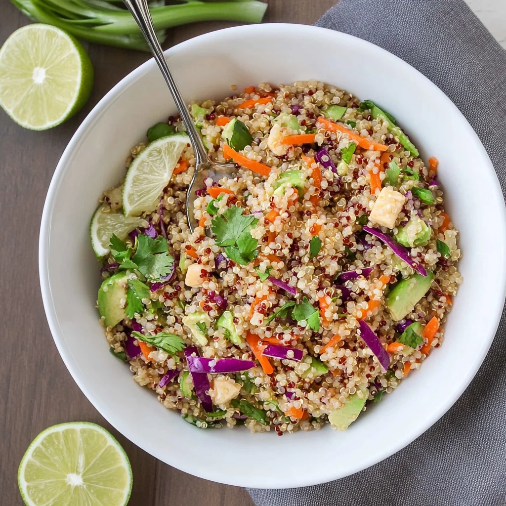 Make-Ahead Asian Quinoa Salad