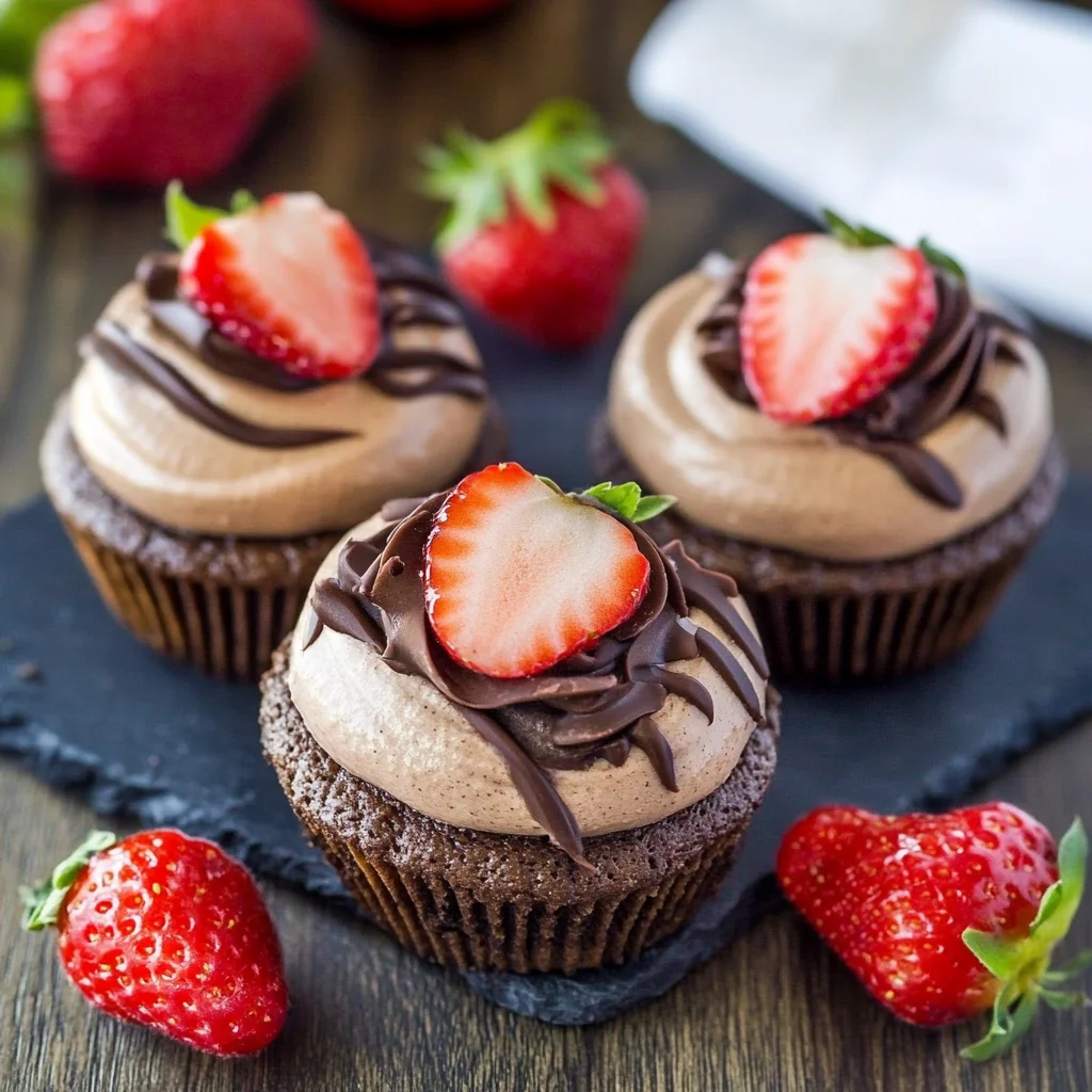 No Bake Mini Chocolate Cheesecakes