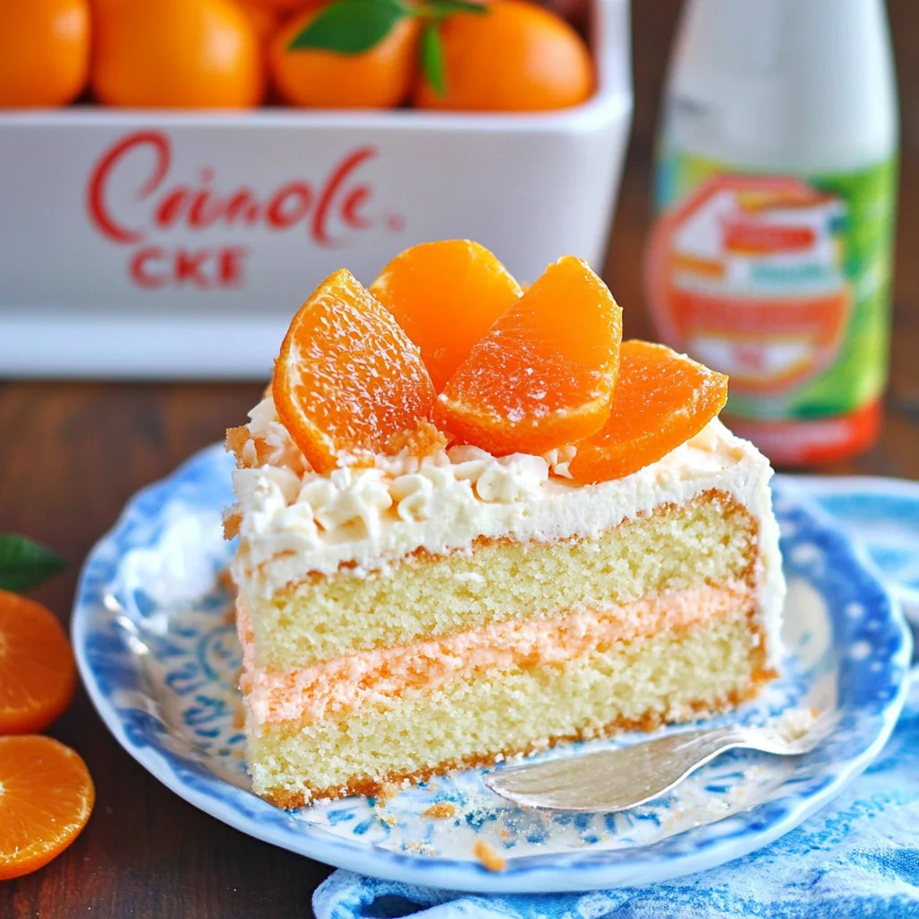 Orange Creamsicle Cake