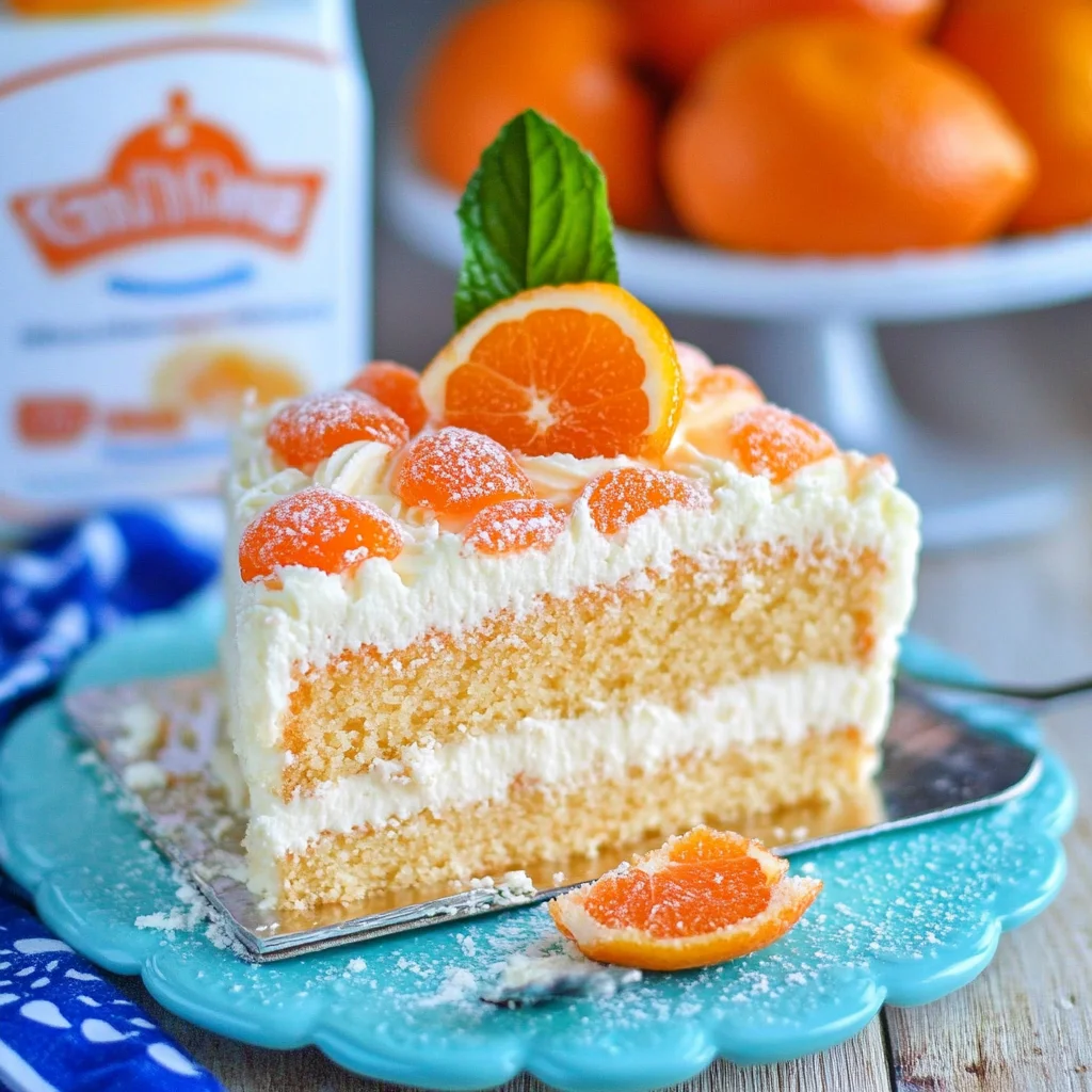 Orange Creamsicle Cake