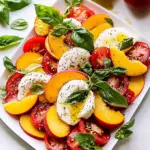 Peach Tomato Caprese Salad