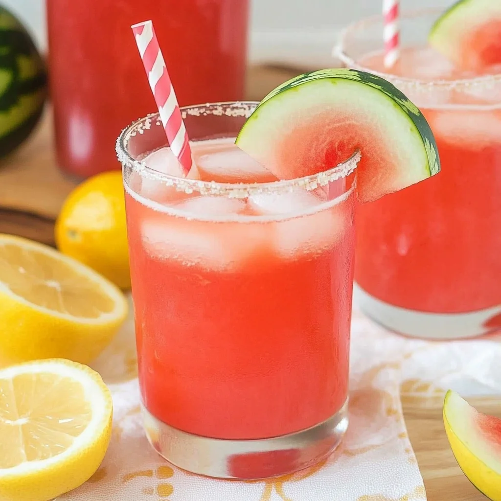 Spiked Watermelon Lemonade