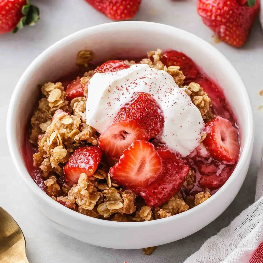 Strawberry Crisp