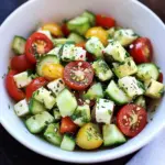Tomato, Cucumber, Avocado Salad
