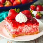 Upside Down Strawberry Cake