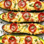Zucchini Pizza Boats