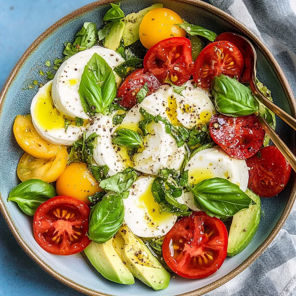 Avocado Caprese Salad