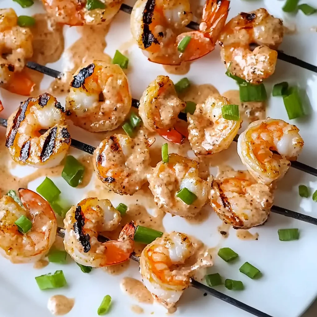 Bangin' Grilled Shrimp Skewers