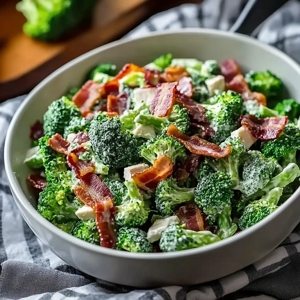 Classic Turkey Bacon Broccoli Salad Recipe