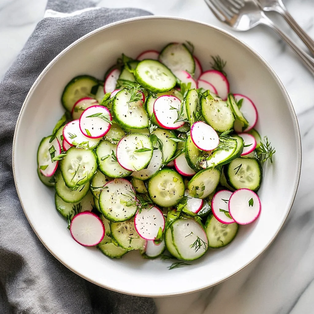 Cucumber Radish Salad