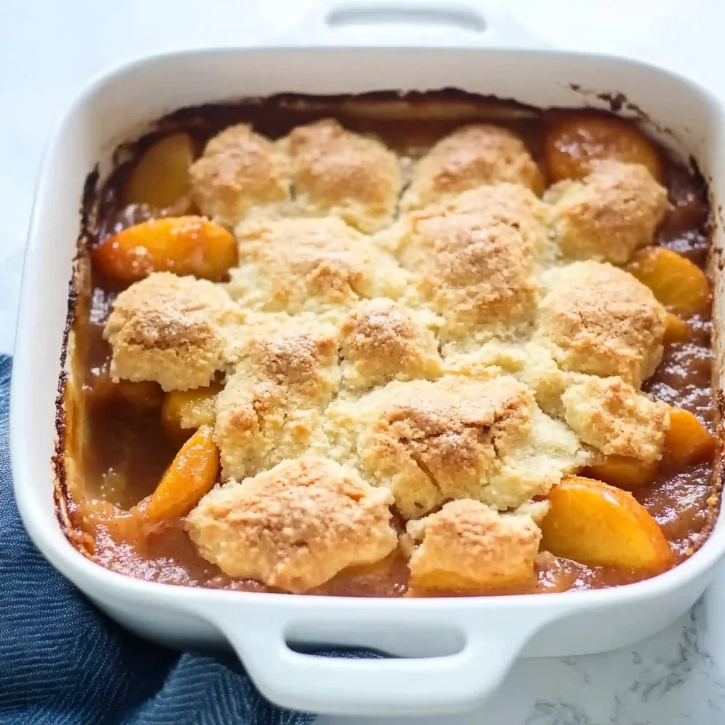 Easy Peach Cobbler