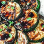 Easy Skillet Zucchini Recipe with Balsamic Reduction
