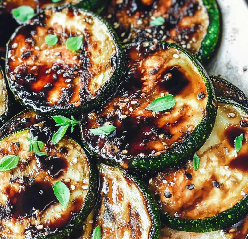 Easy Skillet Zucchini Recipe with Balsamic Reduction