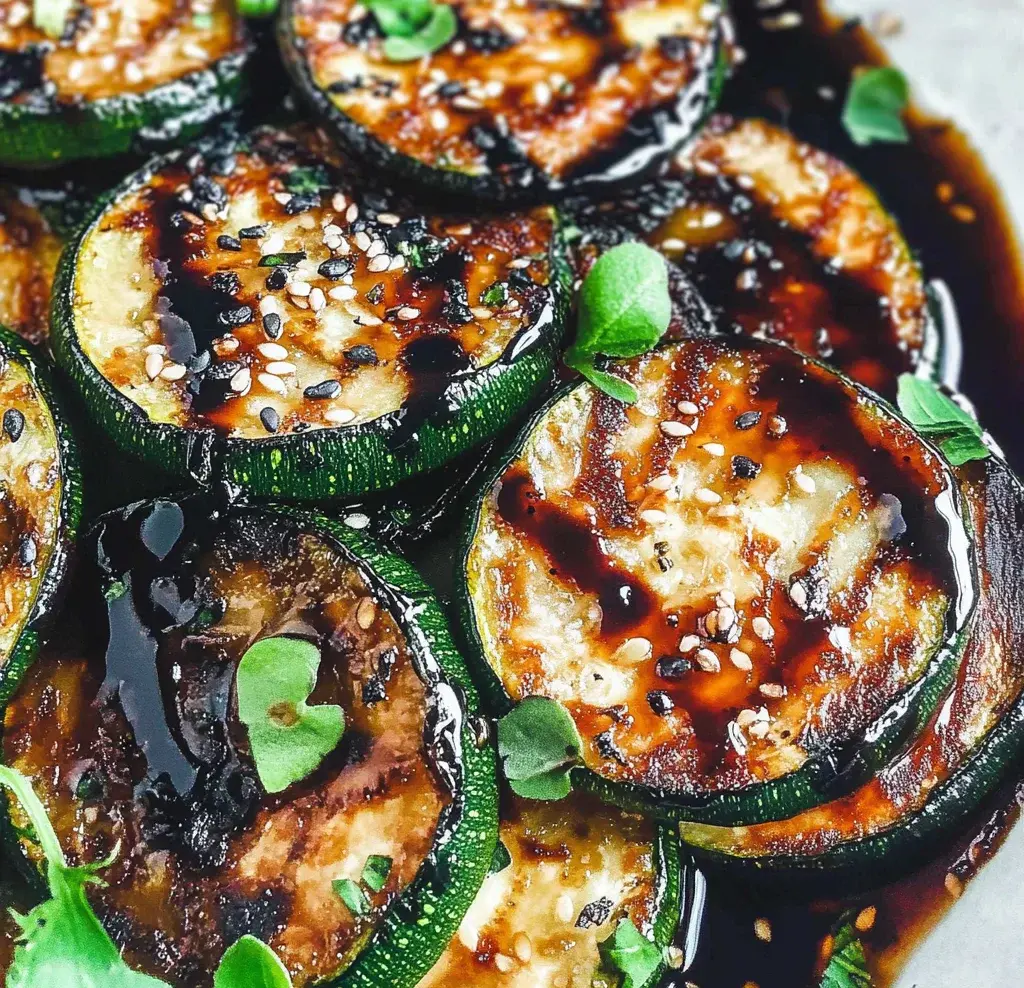 Easy Skillet Zucchini Recipe with Balsamic Reduction