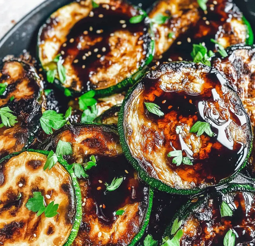 Easy Skillet Zucchini Recipe with Balsamic Reduction