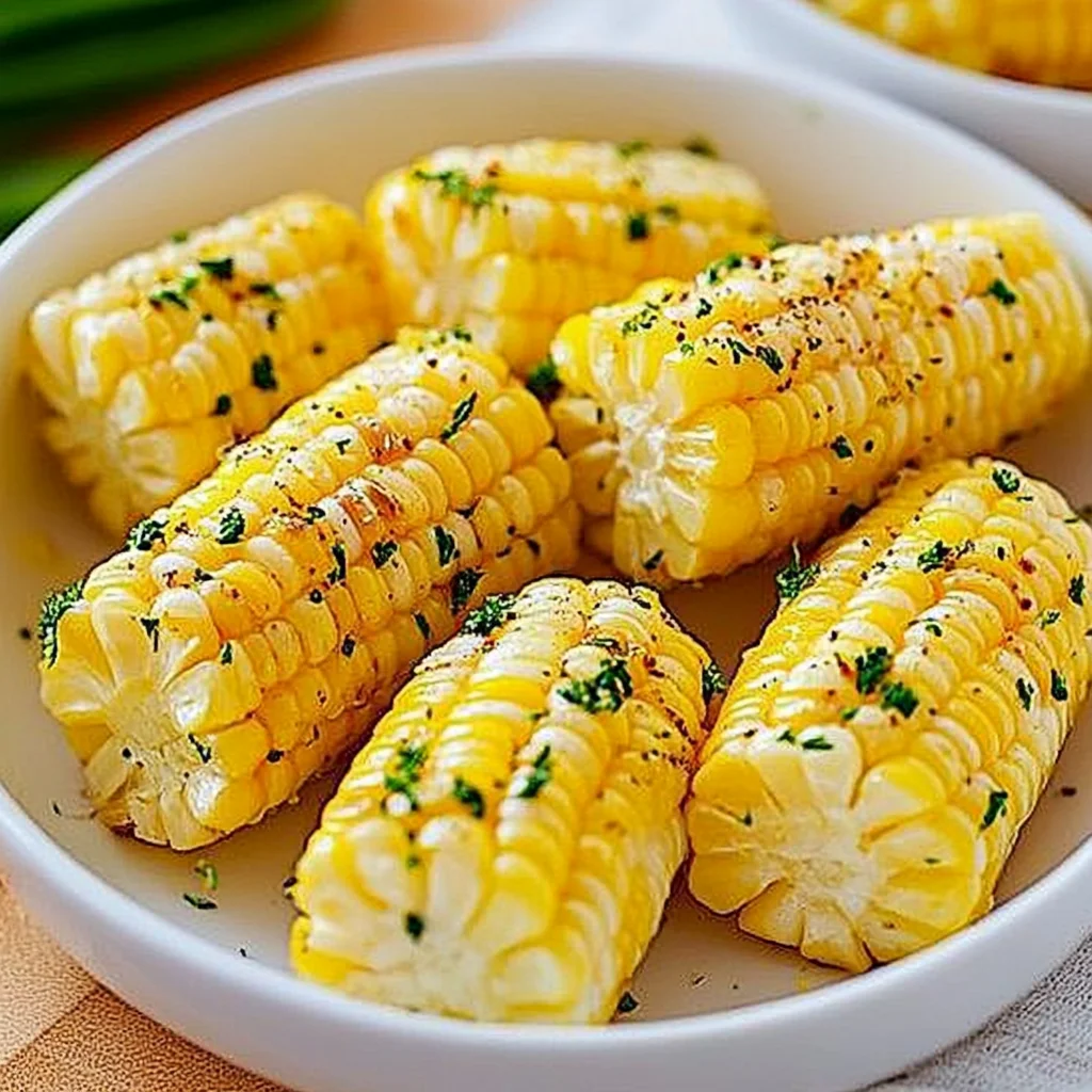 Garlic-Herb Butter Roasted Corn