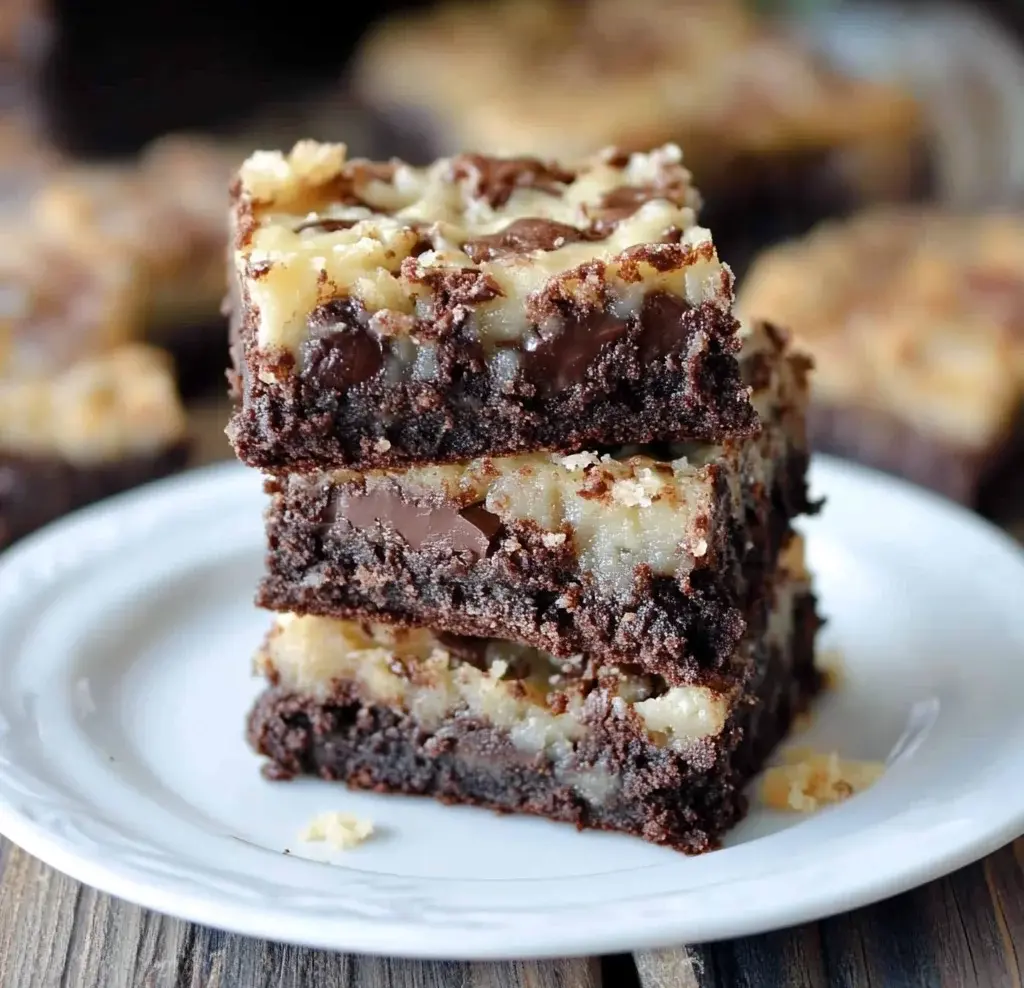 German Chocolate Brownies