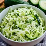 Green Cabbage Cucumber Salad